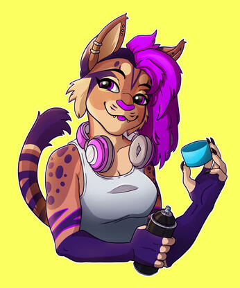 Halfbody/Bust with full color, $50