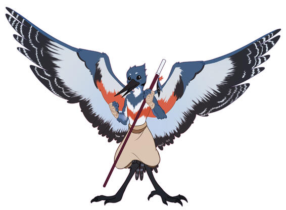 Fullbody with flat colors, about $60
